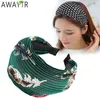 Headbands Wide Hairband Printing Dots Solid Turban Solid Elastic Hair Hoop Bands Head Hair Accessories Headband for Women Girls Headdress T221007