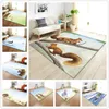Carpets Nordic 3D Carpet Cartoon Animal Kids Bedroom Play Mat Soft Flannel Memory Foam Home Large Size For Living Room Area Rugs