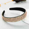 Headbands 2022 Luxury Sparkly Tiara Women Headbands Wedding Hair Accessories Colorful Rhinestone Non-slip Gem Hair Bands Crystal Head Wear T221007