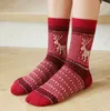 5 çift Kadın Noel Çorap Karışık Renk Seti S Yeni Yıl Şenlikli Çoraplar