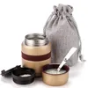 Bento Boxes UPORS 350 ml Box per il pranzo termico per bambini con borsa 304 Acciaio inossidabile zuppa a doppia parete alimento thermos contenitore alimentare bento scatola 221008