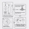 Accessori per pompe ad aria Diffusore di CO2 fai-da-te Fornitura per acquario Serbatoio di pesce Erba d'acqua Kit generatore di anidride carbonica fatto in casa con dispositivo di flusso d'aria a pressione 2201007