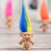 Colorful Hair Troll Doll Family Members Daddy Mummy Baby Boy Girl Leprocauns Dam Trolls Toy Gift Happy Love Family