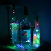 Strings Wine Bottle Stopper Cork Light String 15 20 LED Copper Fairy Garland Outdoor Christmas Party Decoration LR44 Battery Powered