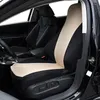 Fundas de asiento de coche 1 pieza Ajuste universal para la mayoría de camiones SUV o furgonetas Transpirable con tela de poliéster de esponja compuesta de 2 mm