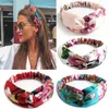 Pannband 2022 Nya modekvinnor Summerstil pannband Bohemian Girl Cross Turban Bandage Bandanas Hairbands Headwear Hair Accessories T221007