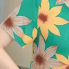 Casual Dresses 2022 Loose Summer Dress For Women Long Vintage Elegant Short Sleeve O-neck Print Plus Size Clothing