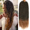 12 inch Lente twist gehaakte haar krullend einde 12 strands/pcs Senegalese twist gehaakte vlechten Synthetische Vlechten Haarverlenging LS27