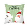 Kuddefodral täcker kuddar tryckt Merry Christmas Office Sofa Stol Home Textiles Kudde utan kudde Core Xmas Gift 40 Styles