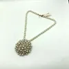 Collier en alliage de perle de charme pendentif 19 pouces personnalisation directe de la conception en usine