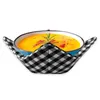 TABELA MATS Microondas Segura Bowl Huggers para manter as mãos Cozies resistentes ao calor para o calor para macarrão de arroz de sopa