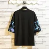 Men's T Shirts Flame Butterfly Street Fashon T-shirt Men Summer Crew Neck Men's Tshirt Hip Hop Tee