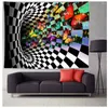 Tapissries 3D Tapestry Wall Hanging Galaxy Room Decoration Wterdrop Abstract Print Home Dormitory Decor