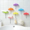 Other Bath Toilet Supplies 3Pcs/Lot Non-Marking Punch- Umbrella Hook Self-Adhesive Wall Door Clothing Hanger Key Bathroom Kitchen Ra Dh5C4