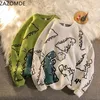 Mens Sweaters Zazomde Harajuku Moda Knited Kadın Sweater Sevimli Karikatür Dinozor Kazak Sweaters Moda Sokak Giyim Jumper Çekme 221008