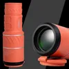 2021 Hot Dual Focus HD Monocular Telescope Green Film Lens 30x52 Travel Spotting Scope Zoom Monoculars Telescopes Outdoor Device Ny 3 Color