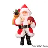 Christmas Decorations Santa Claus Standing Dolls Decoration For Home Exquisite Navidad Ornaments Year 2022 Gifts Xmas Decor