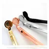 4 Colors Stainless Steel Candle Wick Trimmer Oil Lamp Trim Scissor Cutter Snuffer Tool Hook Clipper personality