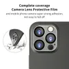 Все инклюзивные камеры задержанное стекло для iPhone 14 13 12 11 Pro Max Mini Mini Back Camera Protector