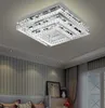 Krystaliczna lampa sufitowa LED LED żyrandole Lampa kwadratowa atmosfera dom nowoczesne minimalistyczne lampy sypialni