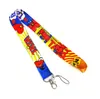 Anime BTS21 Cartoon Lanyard För Nyckelring ID-kort Omslag Pass Student Badge Hållare Nyckelring Halsband Tillbehör