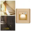 Wall Lamp Champagne Gold Night Light Foyer Motion Sensor Ladder Stair LED Kitchen Step Recessed