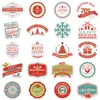 Pack of 45Pcs Cartoon Christmas Decorate Stickers No-Duplicate Waterproof Vinyl Sticker for Luggage Skateboard Notebook Water Bottle Car Decals Kids Toys
