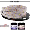 Remsor DC 12V SMD 2835 LED -remsljus 5m 600/1200/2400 Tejp Flexibelt vattentätt band rep Vitt/varmt vitt