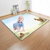 Tapis nordique 3D tapis dessin animé Animal enfants chambre tapis de jeu doux flanelle mousse à mémoire maison grande taille pour salon tapis