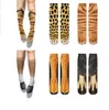 Calzini di cotone da donna con stampa animale calzine unisex calzini lunghi