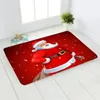 Decorações de Natal Mat Decoração Papai Noel