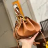 Shoulder Bag Designer Leather Handbag Quality Crossbody For Women Classic Famous Brand Shopping Drawstring Foldable Wallet Purses 220813