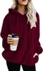 Women's T-Shirt Womens Turtleneck Oversized Cozy Cashmere Sweaters Asymmetric Hem Long Sleeve Casual Loose Pullover Knit Tops Fall Winter