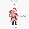 Christmas Decorations Santa Claus Standing Dolls Decoration For Home Exquisite Navidad Ornaments Year 2022 Gifts Xmas Decor