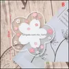 Altro Home Decor Cherry Blossom Heat Insation Pad Tavolo da pranzo Tappetino Antiscivolo Cuscinetti Sottobicchiere antiscivolo Accessori per la cucina Drop Deliv Dhkcr