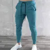 Pantaloni da uomo Pantaloni casual sportivi in tinta unita traspiranti per il jogging