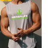 Men's Tank Tops Summer Mesh Gyms Herbalife Nutrition Men Jogger Sleeveless Vest Male Running Undershirt Bodybuilding Sports