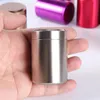 Kleine Rvs Verzegelde Blikjes Luchtdichte Geur Proof Container Mini Draagbare Aluminium Ijzer Thee Blikjes Opslag MJ0836