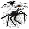 Araignée noire de 30cm, décoration d'halloween, accessoire de maison hantée, décor géant intérieur et extérieur, RRE14772