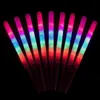 Colorful LED Light Stick 28 CM Flash Glow Cotton Candy Sticks Flashing Cone For Vocal Concerts Night Parties