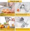 Fruit Vegetable Tools 2set3set6set Manual Juice Squeezer Aluminum Alloy Hand Pressure Orange Juicer Pomegranate Lemon Kitchen Accessories 221007