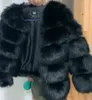 EDC8 S-3XL Faux Fur Kobiety 2022 Zima Top Fashion Pink Fur Płaszcz Elegancki, gruba ciepła odzież wierzcha Fałszywa kurtka Kobieta