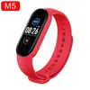 M5 Smart Band IP67 Braccialetti impermeabili Orologio sportivo Uomo Donna Pressione sanguigna Cardiofrequenzimetro Braccialetto fitness Per Android IOS Comodo e pratico