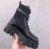 2022 Boot Military Inspired Combat Boots Nylon Bouch f￤st vid vristen med p￥sar No43