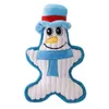 Noël animaux de compagnie jouets en peluche durable peluche grinçant jouet pour chien en forme de pingouin petit moyen chiot cadeaux de Noël