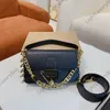 Shoulder Bag Designer Leather Gold Chain Wallet Quality Cross Body For Women Classic Famous Brand Shopping Pin Purses 220813