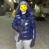 Мужские черные пуховые куртки вниз по одежде для одежды Parkas.