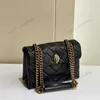 Golden Chain Shoulder Bag Designer Leather Elegant Wallet Quality Crossbody For Women Classic Famous Brand Shopping Purses 220315