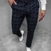 Pantaloni da uomo Uomo Pantaloni lunghi tattici casuali eleganti Harem Hip Pop Streetwear Reticolo di moda 221007