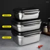 Zestawy naczyń obiadowych Duże stal ze stali nierdzewnej Bento Bento Storage Crisper z osłoną 3800/5500/7500 ml